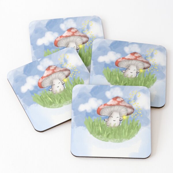 Item preview, a lucky guy in the clouds (mushroom) designed and sold by MaySerena11.
