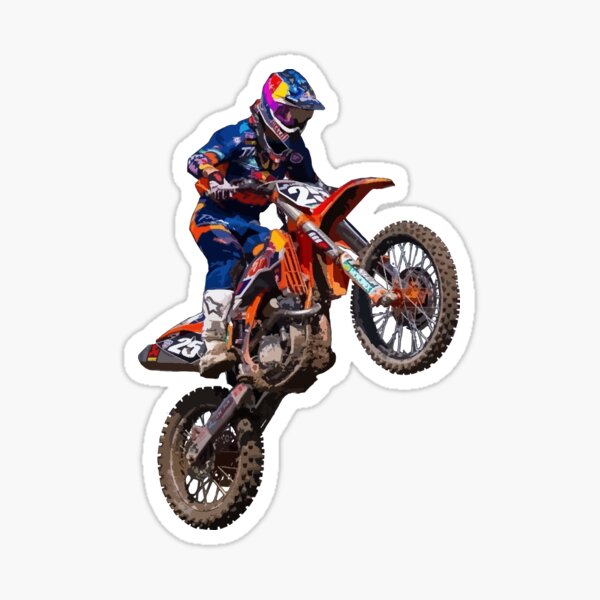 Item preview, Motocross Air – Rider in Mid Wheelie designed and sold by MarcVan.