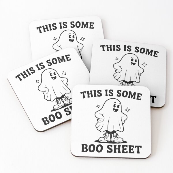 Item preview, This Is Some Boo Sheet designed and sold by FloraliteCo.