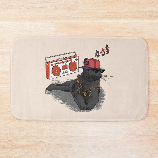 Item preview, Gangsta Rap Cat – Retro Hip Hop Vibes with Cool Kitty | The Design By Gao designed and sold by thedesignbygao.