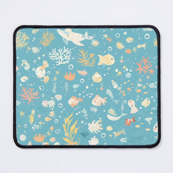 Item preview, Cutesy Ocean Pattern #2 designed and sold by Stained By The Belle.
