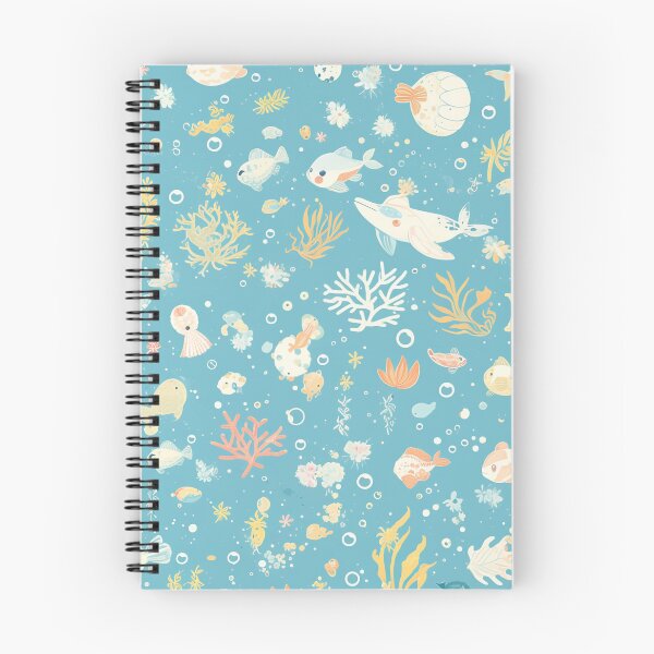 Item preview, Cutesy Ocean Pattern #2 designed and sold by Stained By The Belle.
