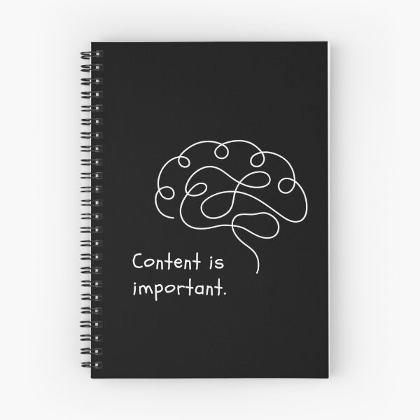 Item preview, Copy of Content Is Important A Simple Funny Expressive White Design designed and sold by ZIPsketch.