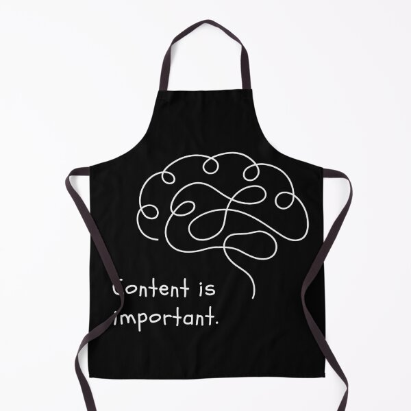Item preview, Copy of Content Is Important A Simple Funny Expressive White Design designed and sold by ZIPsketch.