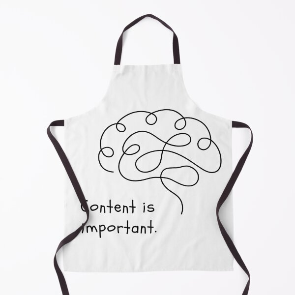 Item preview, Content Is Important A Simple Funny Expressive Design designed and sold by ZIPsketch.