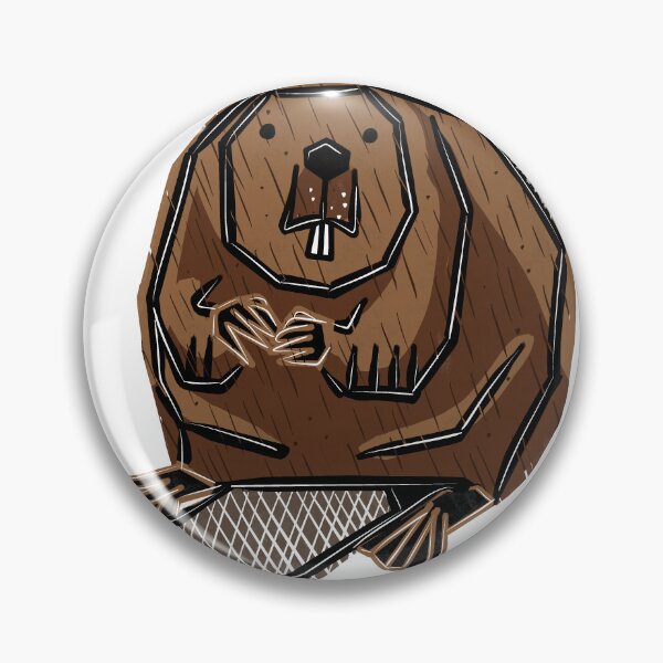 Item preview, beaver designed and sold by Rakuuuni.