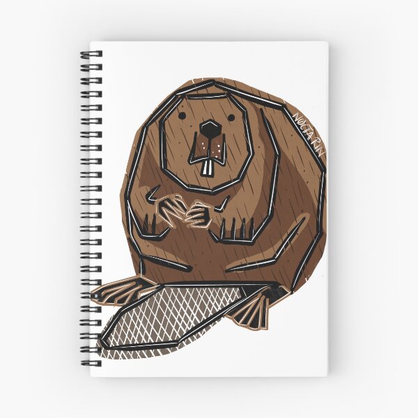 Item preview, beaver designed and sold by Rakuuuni.