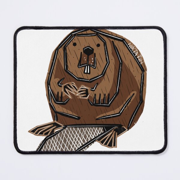 Item preview, beaver designed and sold by Rakuuuni.