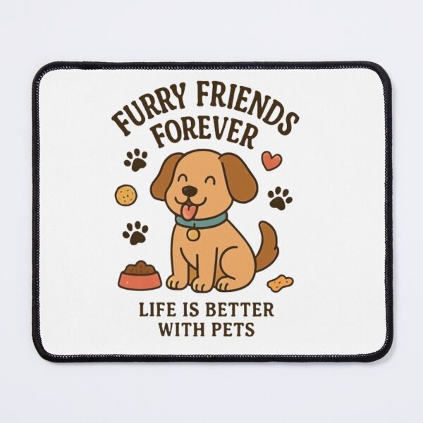 Item preview, Furry Friends Forever- Life Is Better With Pets designed and sold by WGBTee.