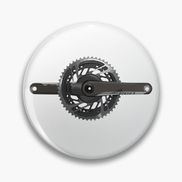 Item preview, Road Bike Crankset – Minimalist Cycling Gear Art designed and sold by MarcVan.