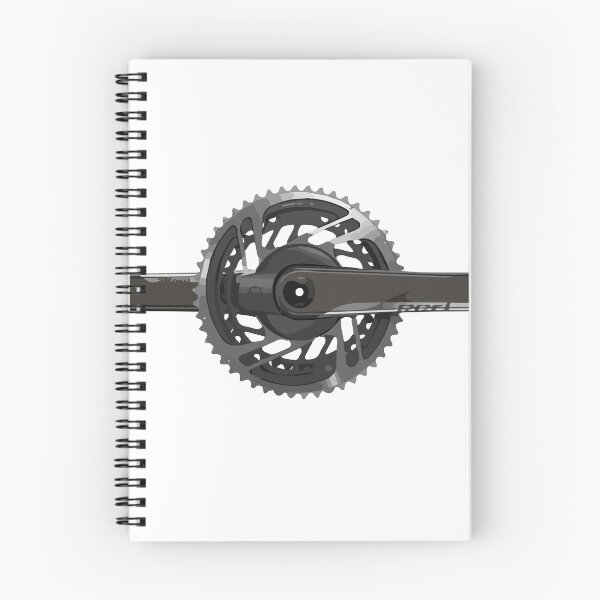 Item preview, Road Bike Crankset – Minimalist Cycling Gear Art designed and sold by MarcVan.
