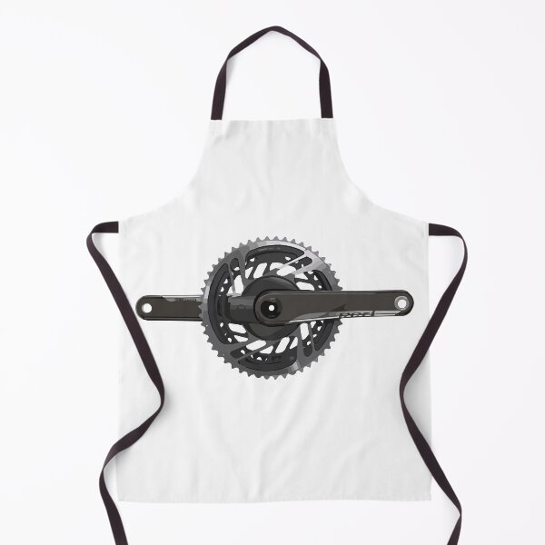 Item preview, Road Bike Crankset – Minimalist Cycling Gear Art designed and sold by MarcVan.