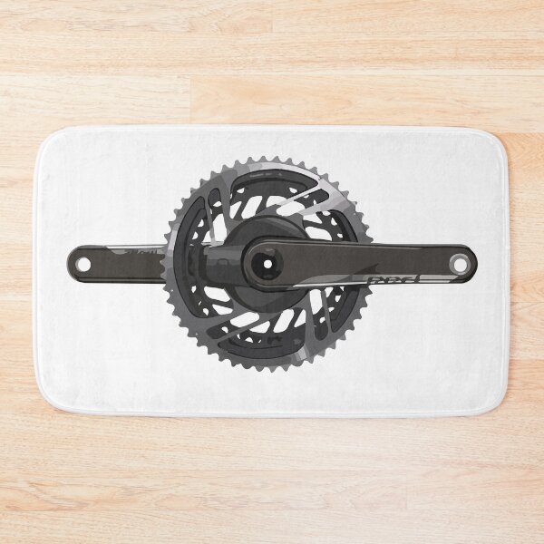 Item preview, Road Bike Crankset – Minimalist Cycling Gear Art designed and sold by MarcVan.
