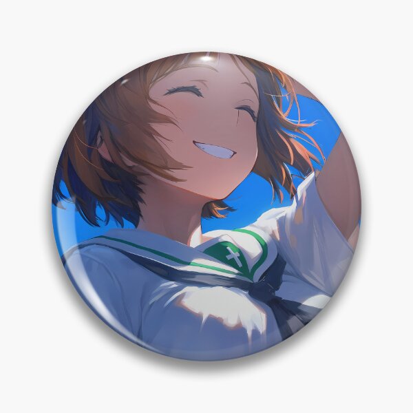Item preview, Miho Nishizumi Girls und Panzer Anime Bright Summer Smile designed and sold by SubtextandSass.