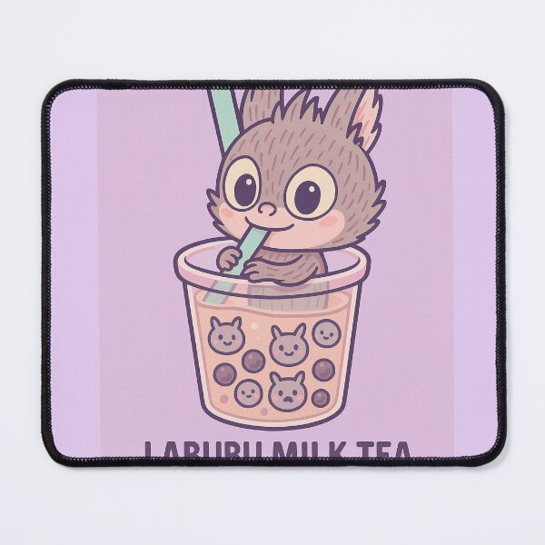 Item preview, Labubu Milk Tea – Cute Chibi Bubble Tea Creature Art designed and sold by graphicbidu.