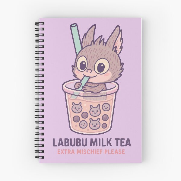 Item preview, Labubu Milk Tea – Cute Chibi Bubble Tea Creature Art designed and sold by graphicbidu.