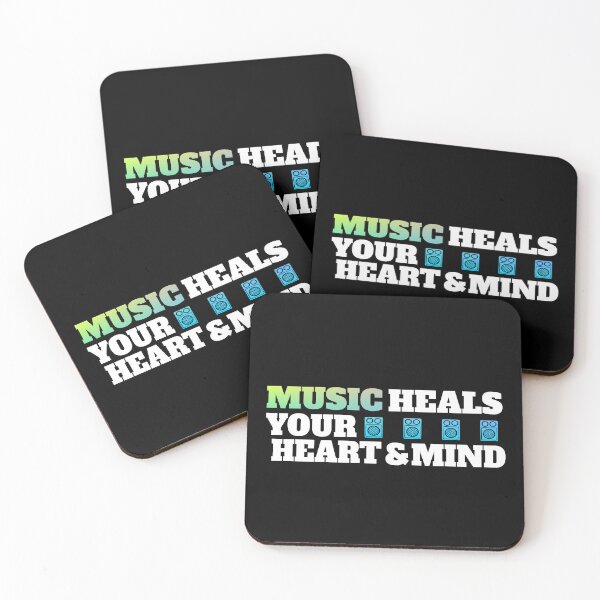 Item preview, Music Heals Your Heart & Mind designed and sold by TheFineShirt.