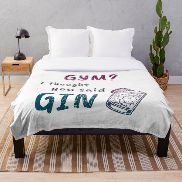 Aperçu de l'œuvre T-shirt d'entraînement - Gym ? Je croyais que tu avais dit gin créée et vendue par DanielBDesigns.