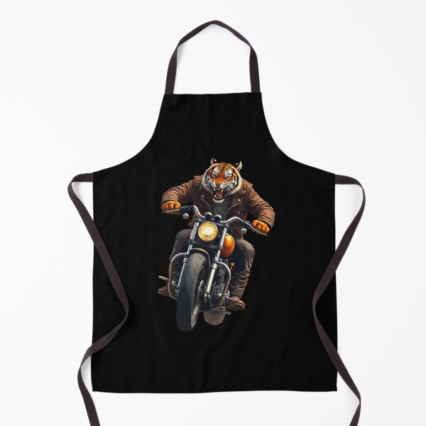 Item preview, Tiger riding a motorcycle designed and sold by Danh Style.