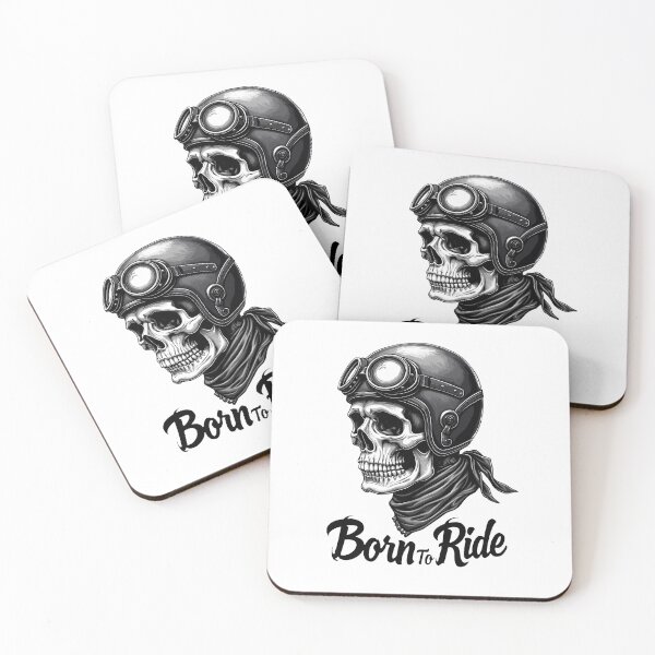 Artikelvorschau, Motorrad - Vintage Biker-Schädel entworfen und verkauft von Danh Style.