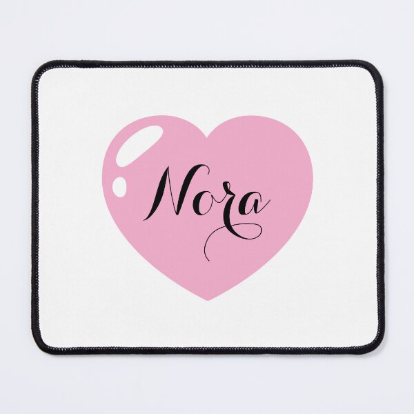 Item preview, Nora Name with pink Heart  designed and sold by Artbymonika.