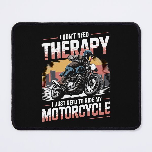 Item preview, Motorcycle therapy – Biker humor designed and sold by Danh Style.