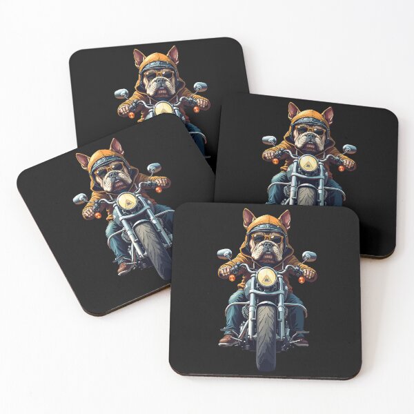 Item preview, Dog riding a motorcycle – Bulldog designed and sold by Danh Style.