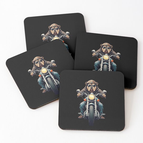 Item preview, Dog riding a motorcycle – Bulldog designed and sold by Danh Style.