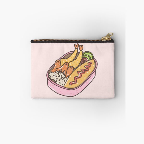 Item preview, Cute Cartoon Bento Box with Tempura, Hot Dog, and Sausages designed and sold by JHomStudio.
