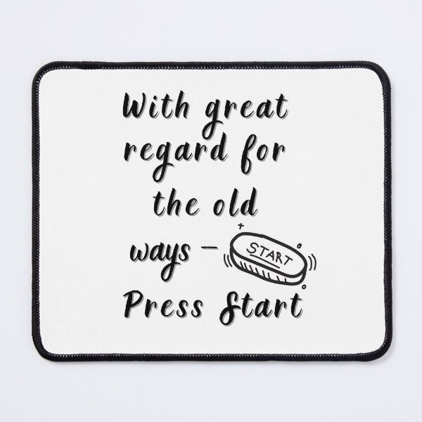 Item preview, Press Start — A Tribute to Retro Games, Code & Creative Roots designed and sold by Lunaria Arts.