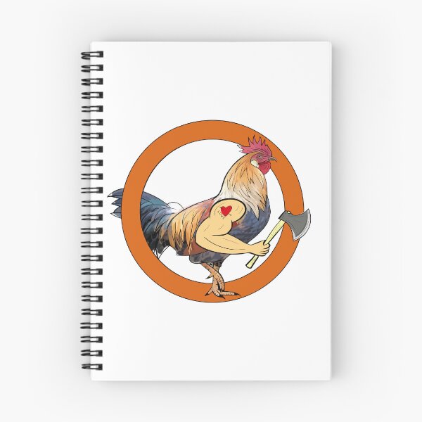 Item preview, Buff Chicken with Axe – Funny Strong Rooster Art designed and sold by MarcVan.