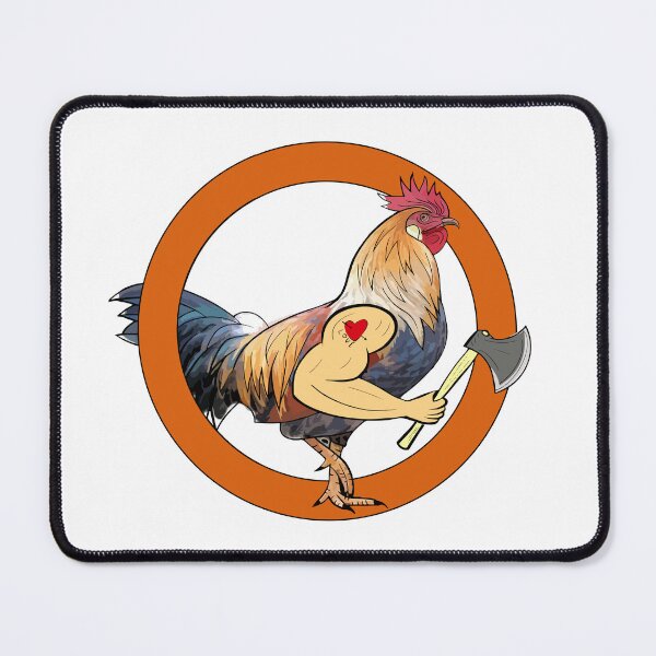 Item preview, Buff Chicken with Axe – Funny Strong Rooster Art designed and sold by MarcVan.