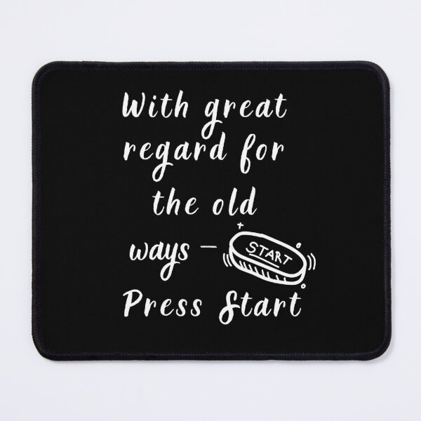 Item preview, Press Start — A Tribute to Retro Games, Code & Creative Roots designed and sold by Lunaria Arts.
