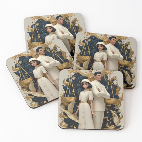 Item preview, Elegant Couple, Justice Symbolized Scales, Dragons, and Exquisite Style designed and sold by pkvorakorn.