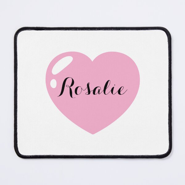 Item preview, Rosalie Name with pink Heart designed and sold by Artbymonika.