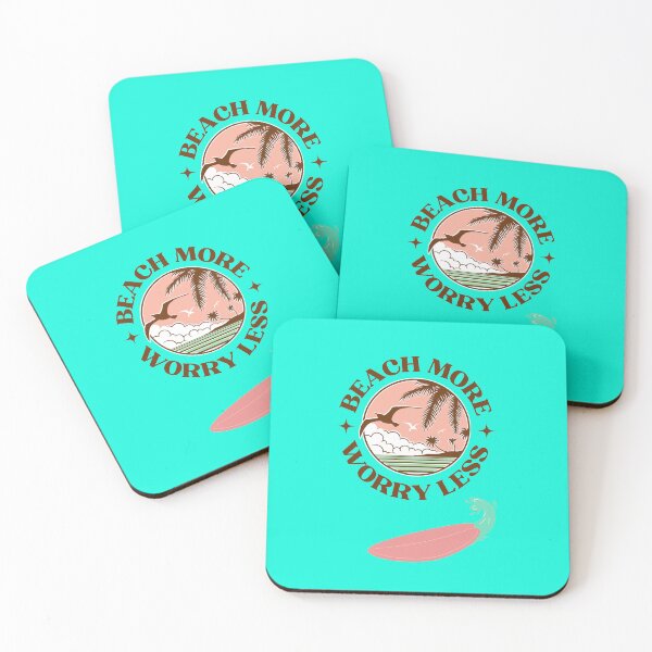 Item preview, Beach More, Worry Less designed and sold by beezzz4you.