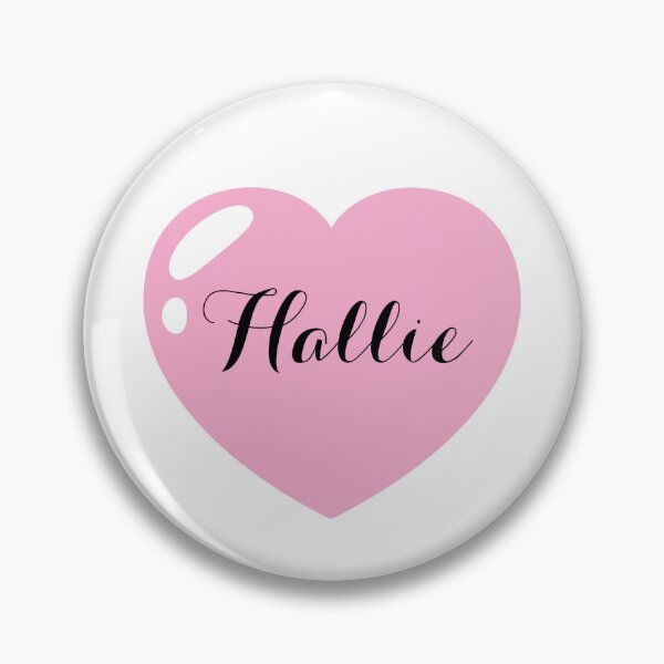 Item preview, Hallie Name with pink Heart  designed and sold by Monika Howarth.