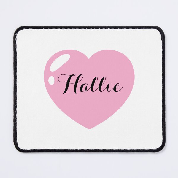Item preview, Hallie Name with pink Heart  designed and sold by Monika Howarth.