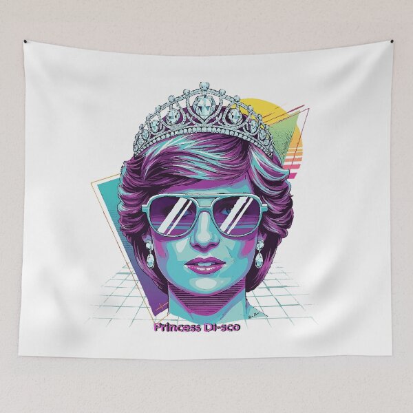 Item preview, Princess Di-sco - 80s Pop Art Icon designed and sold by Hen-C-Art.
