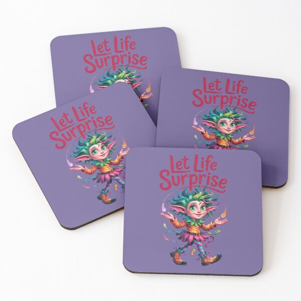 Item preview, Title: Whimsical Trickster: Let Life Surprise designed and sold by MYTHIC PEEL STICKERS.
