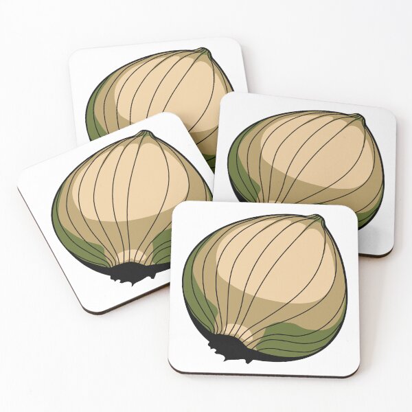 Item preview, Minimal Onion Illustration – Symbol of Layers and Identity designed and sold by jatebo.