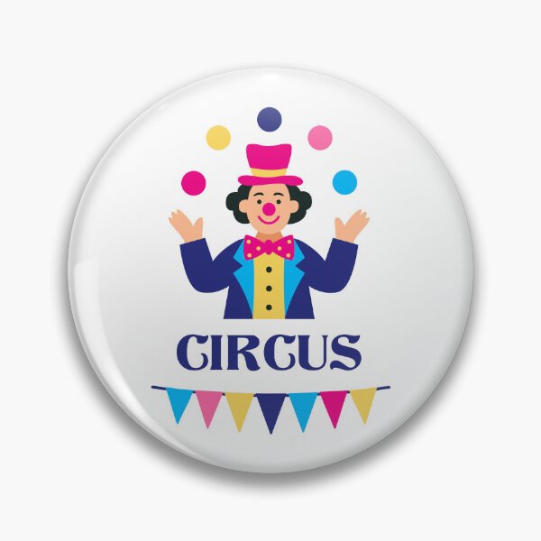 Item preview, Circus, Carnival, The Clown Juggles designed and sold by CHERRY--SHOP.