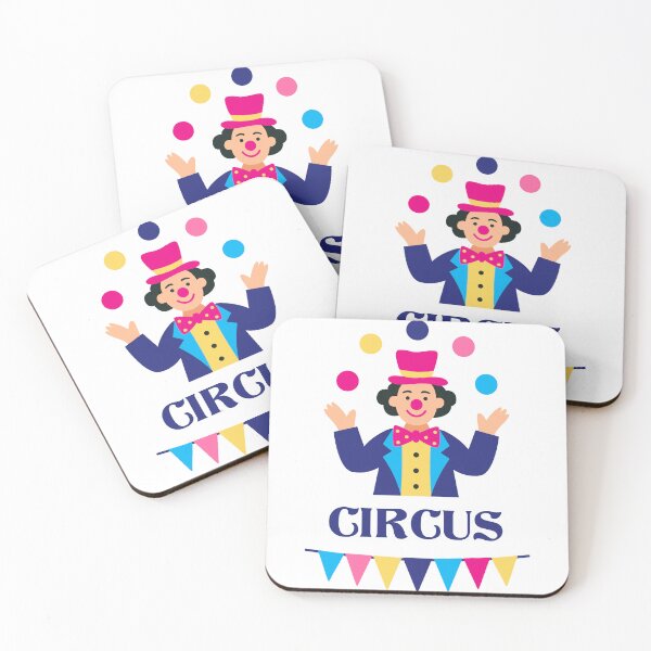 Item preview, Circus, Carnival, The Clown Juggles designed and sold by CHERRY--SHOP.