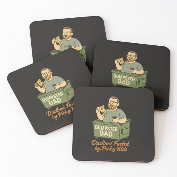 Item preview, Dadbod fueled by picky kids - retro designed and sold by Dumpster-Dads.
