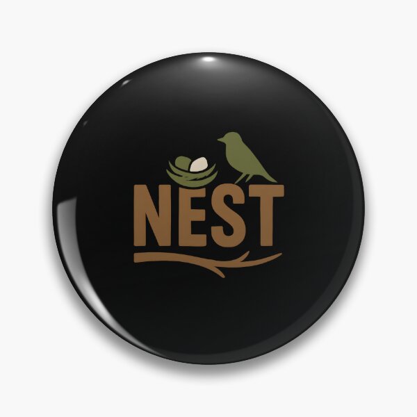 Item preview, Cozy Bird Nest Minimalist Nature Design – Earthy Home Symbol Art designed and sold by Furr-n-Purr.