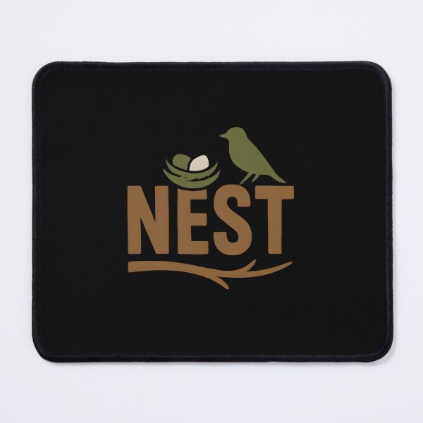 Item preview, Cozy Bird Nest Minimalist Nature Design – Earthy Home Symbol Art designed and sold by Furr-n-Purr.