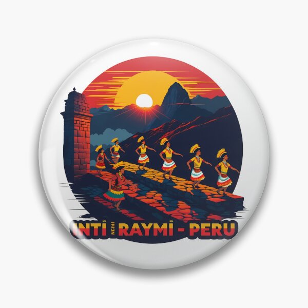 Item preview, Inti Raymi – Retro Peru Festival Vector Art | Inca Sun Celebration in Cusco designed and sold by LoliDesignShop.