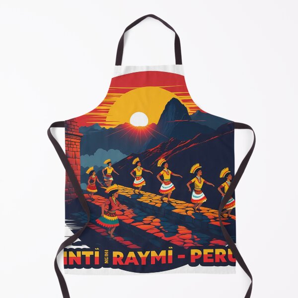 Item preview, Inti Raymi – Retro Peru Festival Vector Art | Inca Sun Celebration in Cusco designed and sold by LoliDesignShop.