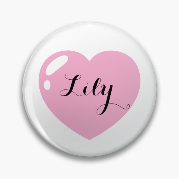 Item preview, Lily Name with pink Heart  designed and sold by Artbymonika.