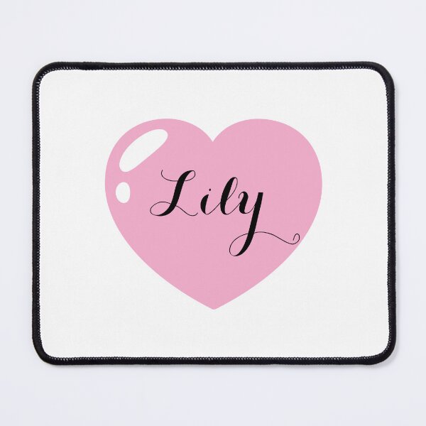 Item preview, Lily Name with pink Heart  designed and sold by Artbymonika.